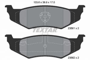 Textar 2356102 - Brzdové platničky -
