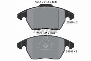 Textar 2358901 - Brzdové platničky -
