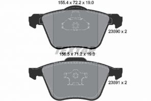 Textar 2359001 - Brzdové platničky -