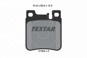 Textar 2130504 - Brzdové platničky -