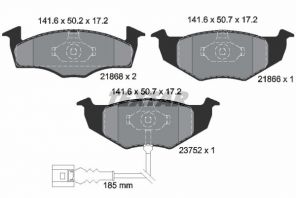Textar 2186801 - Brzdové platničky -