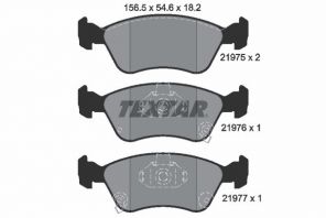 Textar 2197502 - Brzdové platničky -