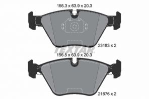 Textar 2318381 - Brzdové platničky -