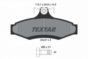 Textar 2323701 - Brzdové platničky -