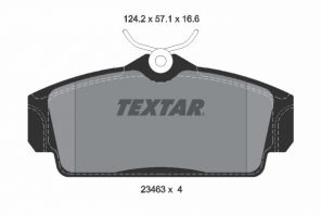 Textar 2346302 - Brzdové platničky -
