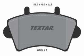 Textar 2361301 - Brzdové platničky -