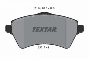 Textar 2361501 - Brzdové platničky -