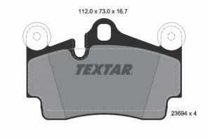 Textar 2369402 - Brzdové platničky -