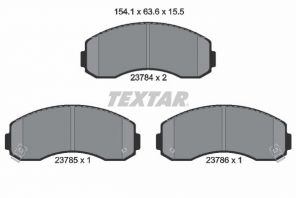 Textar 2378401 - Brzdové platničky -