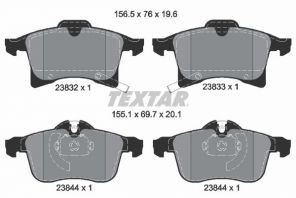 Textar 2383201 - Brzdové platničky -