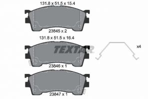 Textar 2384504 - Brzdové platničky -
