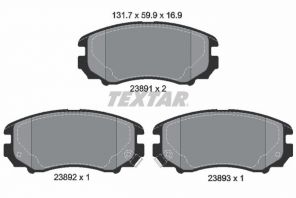 Textar 2389101 - Brzdové platničky -
