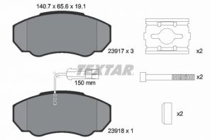 Textar 2391701 - Brzdové platničky -