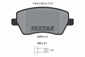 Textar 2397301 - Brzdové platničky -