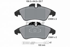 Textar 2399002 - Brzdové platničky -