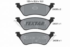 Textar 2403601 - Brzdové platničky -
