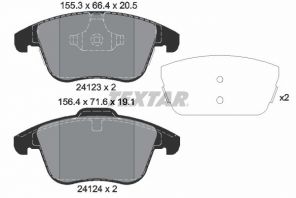 Textar 2412305 - Brzdové platničky -