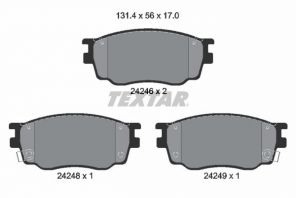 Textar 2424601 - Brzdové platničky -
