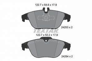 Textar 2425381 - Brzdové platničky -