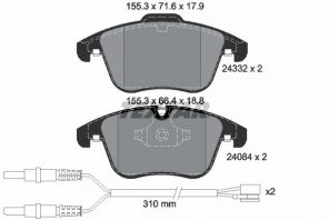Textar 2433201 - Brzdové platničky -