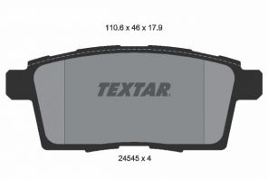 Textar 2454501 - Brzdové platničky -