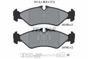 Textar 2473901 - Brzdové platničky -