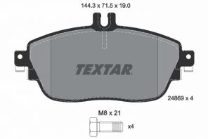 Textar 2486901 - Brzdové platničky -