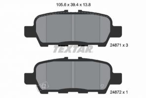 Textar 2487101 - Brzdové platničky -