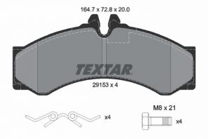 Textar 2915301 - Brzdové platničky -