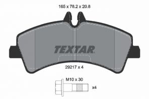 Textar 2921702 - Brzdové platničky -