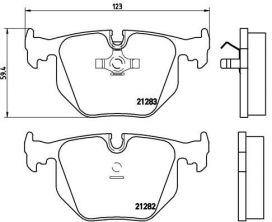 Brembo P 06 016 - Brzdové platničky -