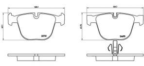 Brembo P 06 053 - Brzdové platničky -