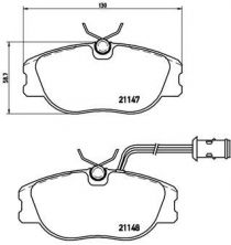Brembo P 23 041 - Brzdové platničky -