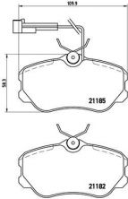 Brembo P 23 045 - Brzdové platničky -