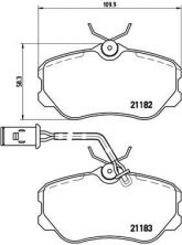 Brembo P 23 047 - Brzdové platničky -
