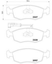 Brembo P 23 076 - Brzdové platničky -