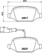 Brembo P 23 131 - Brzdové platničky -