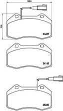 Brembo P 23 139 - Brzdové platničky -