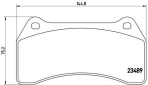 Brembo P 36 014 - Brzdové platničky -