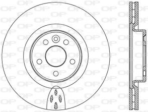 Open Parts BDR2456.20 - Brzdový kotúč -
