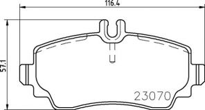 Brembo P 50 047 - Brzdové platničky -