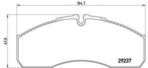 Brembo P 50 083 - Brzdové platničky -