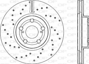 Open Parts BDRS2266.25 - Brzdový kotúč -