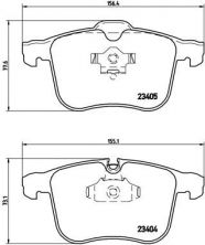 Brembo P 59 049 - Brzdové platničky -