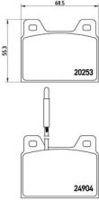 Brembo P 61 005 - Brzdové platničky -