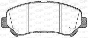 Open Parts BPA1318.00 - Brzdové platničky -