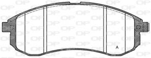 Open Parts BPA1129.01 - Brzdové platničky -