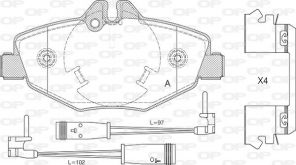 Open Parts BPA0990.02 - Brzdové platničky -