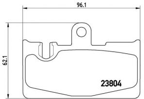Brembo P 83 059 - Brzdové platničky -