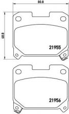 Brembo P 83 091 - Brzdové platničky -